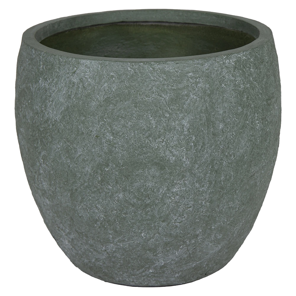 Bloempot Arizona Bullet Cypress Wash - D32 X H28.5cm - Groen 1 Bloempot Arizona Bullet Cypress Wash - D32 X H28.5cm - Groen