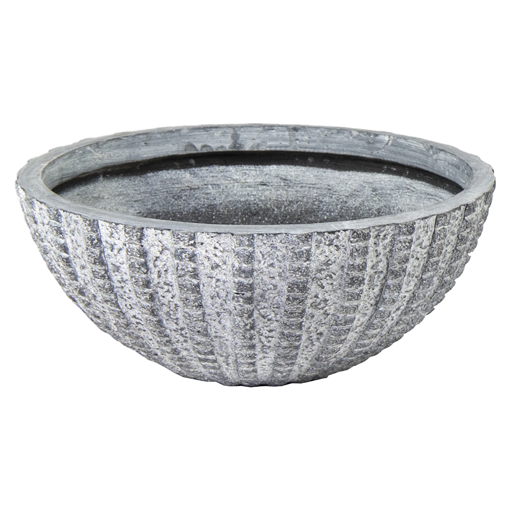 Plantenschaal Arkansas - D55 X H24cm - Lichtgrijs 1 Plantenschaal Arkansas - D55 X H24cm - Lichtgrijs