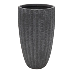 Bloempot Arkansas High Vase - D34 X H66cm - Donkergrijs