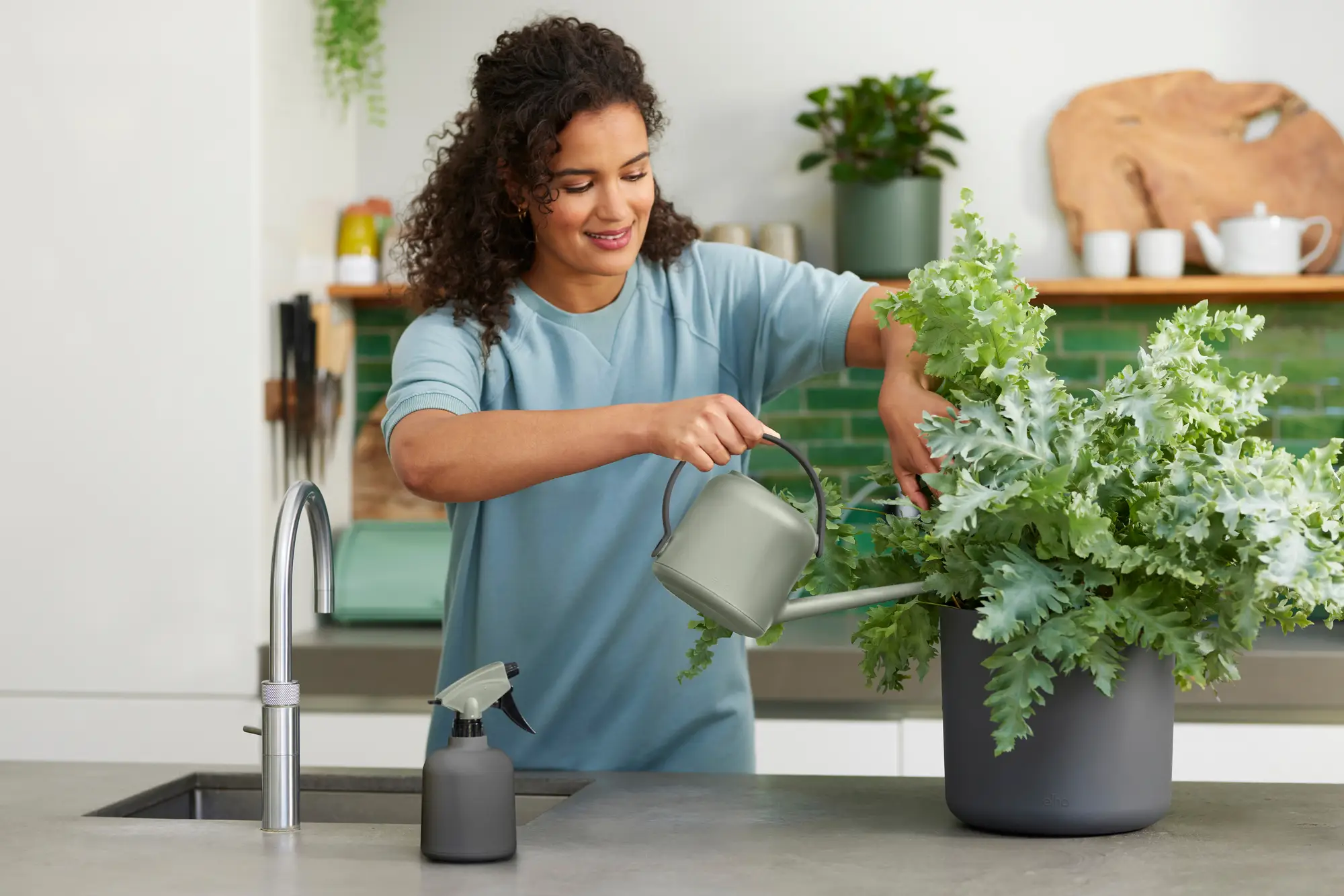 Planten Verkoop -Planten Verkoop b.for soft watering can stone green.j1