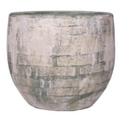 Bloempot Steef - D59 X H54cm - Creme Groen