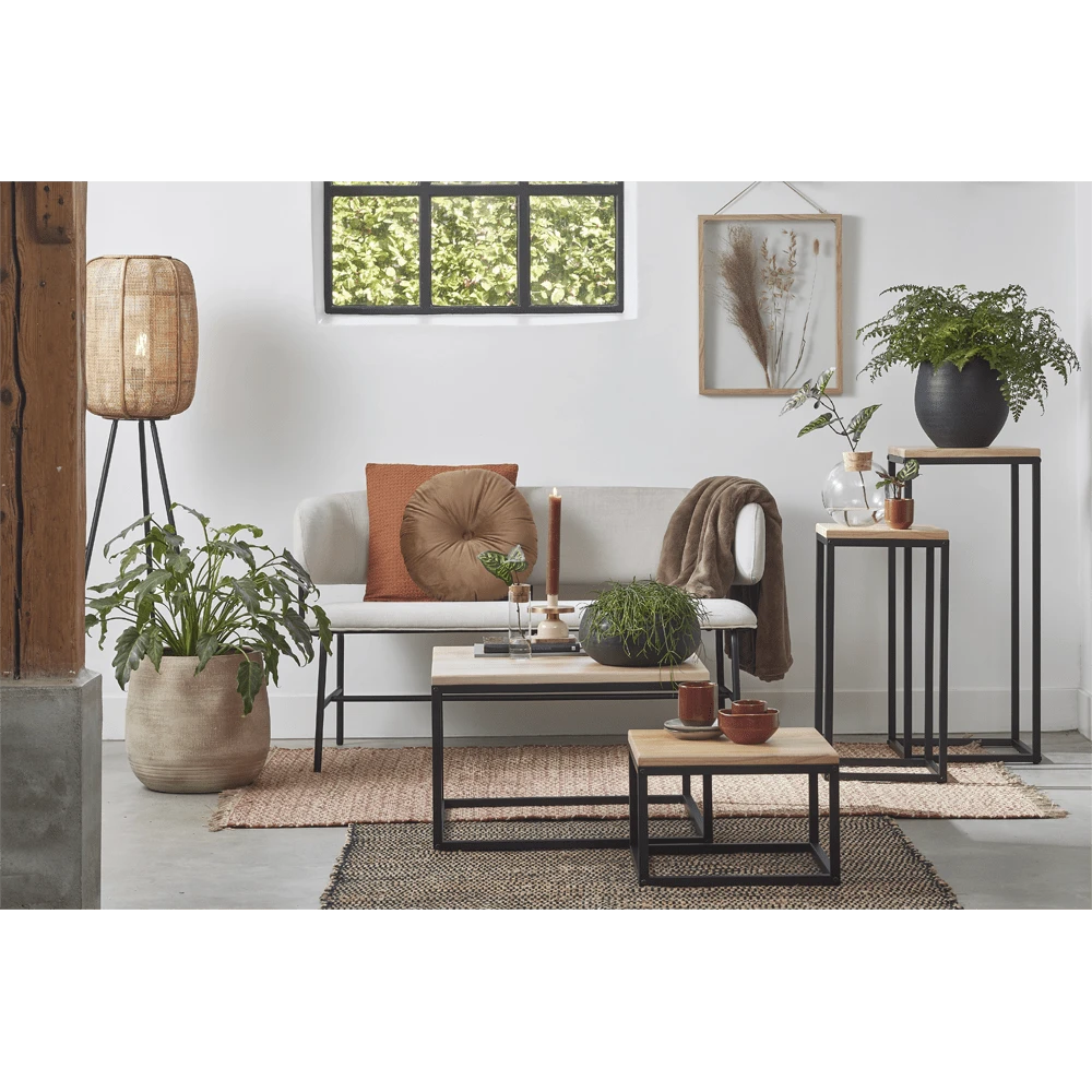 Bloempot Victor - H45 X D49cm - Donker Bruin 2 Bloempot Victor - H45 X D49cm - Donker Bruin - Afbeelding 2