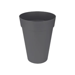 Bloempot Elho Loft Urban Rond Hoog 28cm - Antraciet