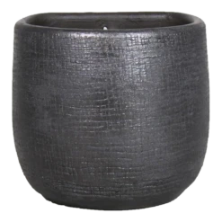 Muur Bloempot Mira - D18 X H16cm - Antraciet