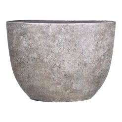 Bloempot Mira Ovaal - L50 X B20 X H36cm - Wit