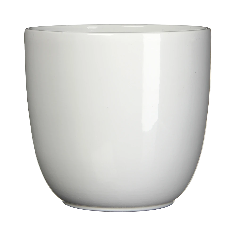Bloempot Tusca - D35 X H31.5cm - Wit 1 Bloempot Tusca - D35 X H31.5cm - Wit