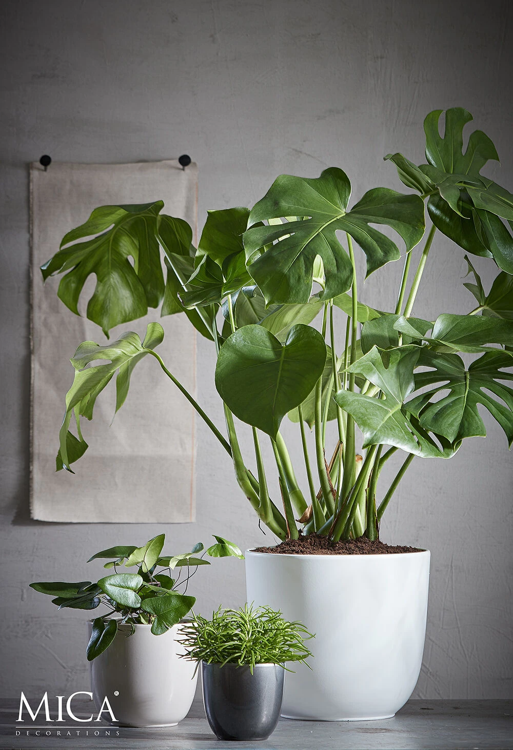 Bloempot Tusca - D35 X H31.5cm - Wit 2 Bloempot Tusca - D35 X H31.5cm - Wit - Afbeelding 2