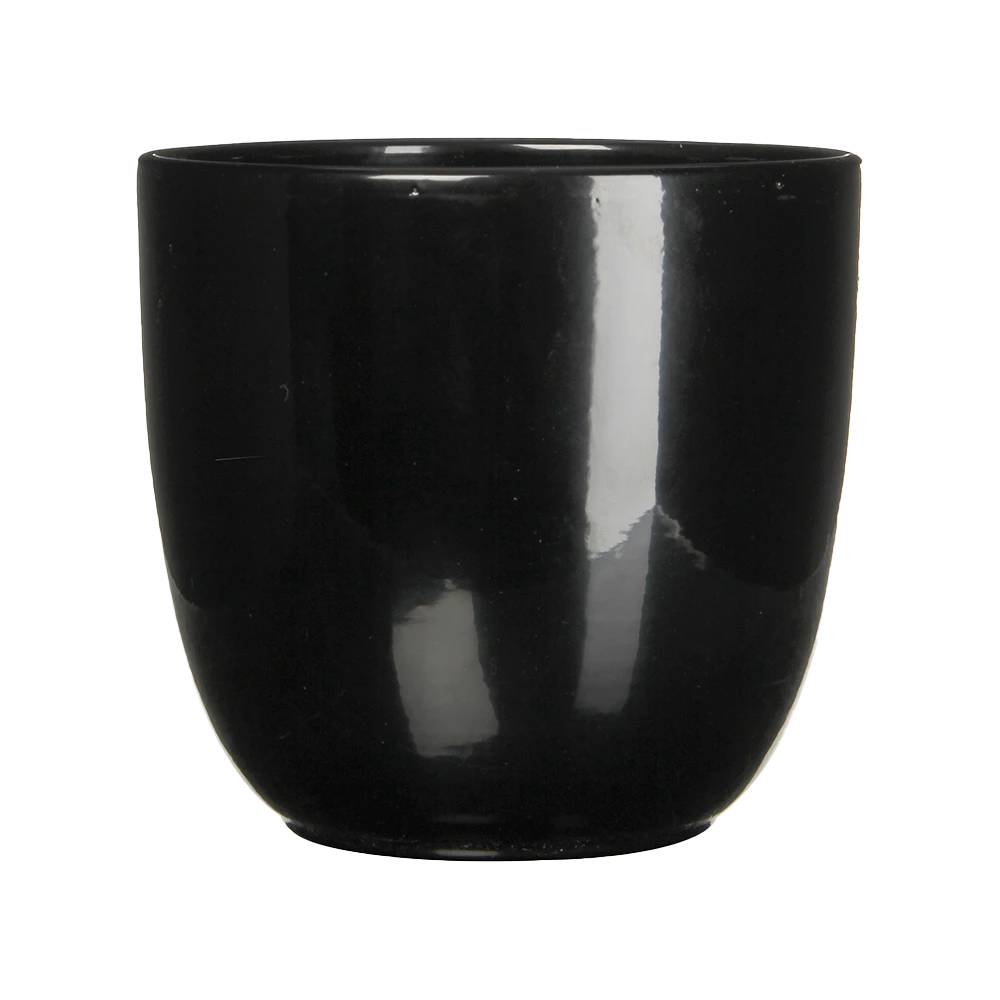 Bloempot Tusca - D31 X H28.5cm - Zwart 1 Bloempot Tusca - D31 X H28.5cm - Zwart