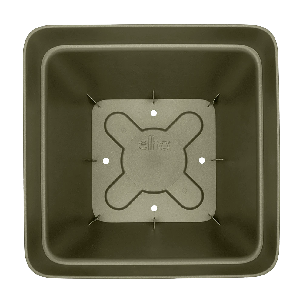 Bloempot Elho Vibia Campana Vierkant 37cm - Saliegroen 3 Bloempot Elho Vibia Campana Vierkant 37cm - Saliegroen - Afbeelding 3